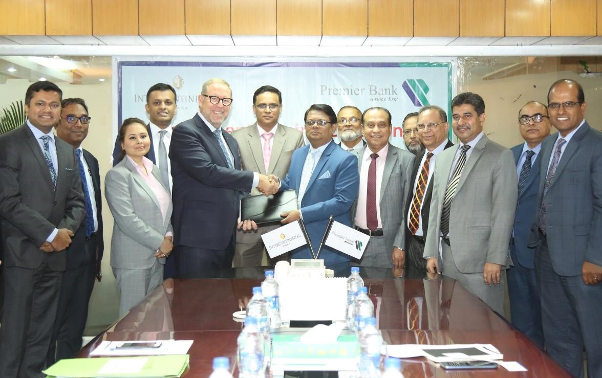 Premier Bank Signs MOU With Intercontinental Dhaka